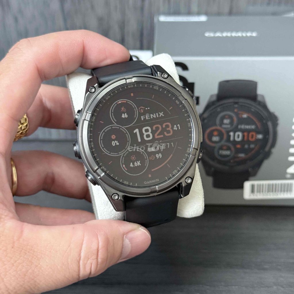 GARMIN FENIX 8 47mm SOLAR SAPPHIRE TITAN FULLBOX