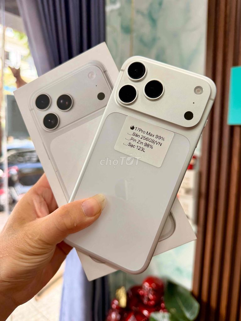 🍎iPhone 17 Pro Max 256GB Trắng Việt Nam. Mua bán Điện thoại tại Thành phố Huế Thừa Thiên Huế được đăng bởi Hoàng Lộc Smartphone  hình 1