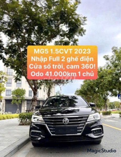 MG MG5 1.5CVT Duplex 2023 Черный 41.000 км