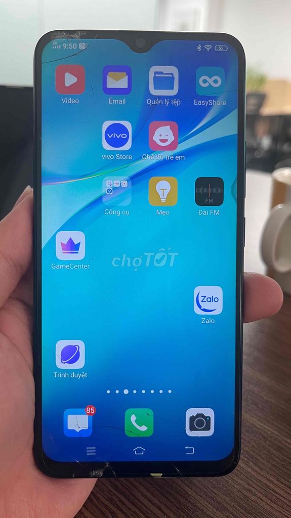 Vivo Y19 Xanh Màn hình vỡ. Mua bán Điện thoại tại Quận Cầu Giấy Hà Nội được đăng bởi lucas pham hình 1