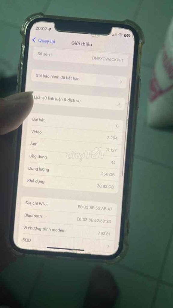 iPhone X 256GB Trắng. Mua bán Điện thoại tại Thành phố Dĩ An Bình Dương được đăng bởi Vân Huỳnh hình 1
