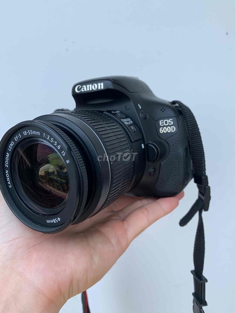Bộ Canon 600D + Lens Kit 18-55