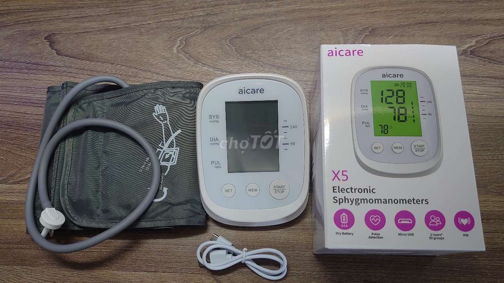 Máy Đo Huyết Áp Bắp Tay Tự Động AICARE - New. Mua bán Nội thất, đồ gia dụng khác tại Quận Tân Phú Tp Hồ Chí Minh được đăng bởi Võ Nhã hình 1