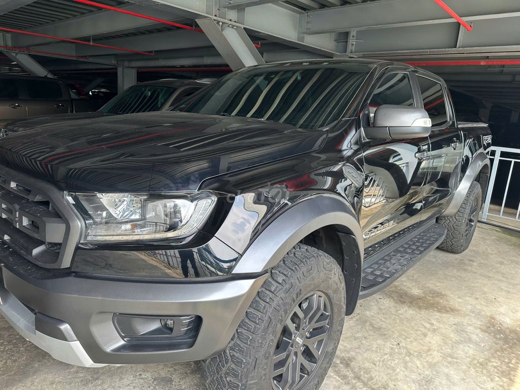 Ford Ranger Raptor 2.0L 4x4 2020 Đen, vay NH 75%