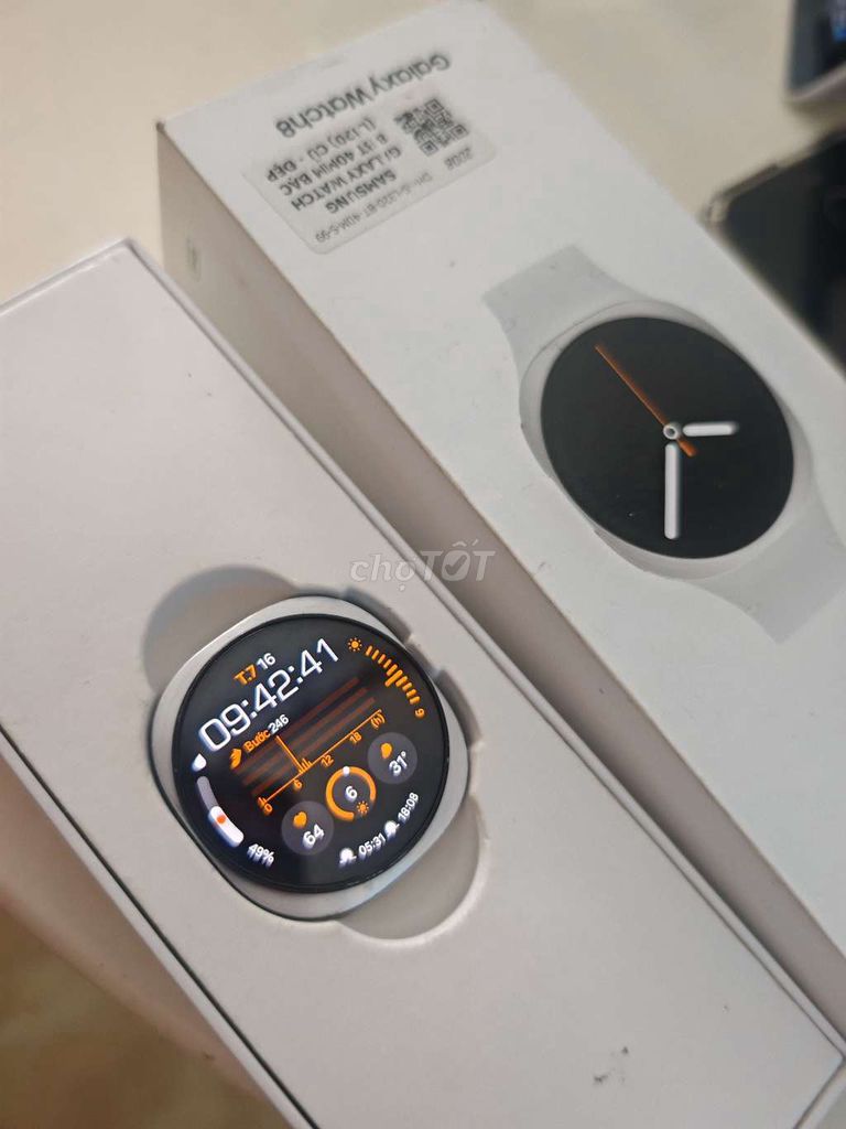 Samsung Watch 8 40mm Trắng. Mua bán Thiết bị đeo thông minh tại Quận 12 Tp Hồ Chí Minh được đăng bởi Nhan hình 1