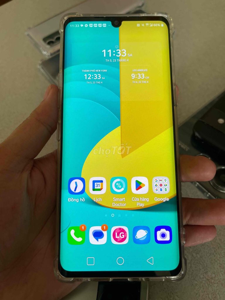 LG VELVET 128GB Trắng. Mua bán Điện thoại tại Quận Bình Tân Tp Hồ Chí Minh được đăng bởi Bé Hý hình 1
