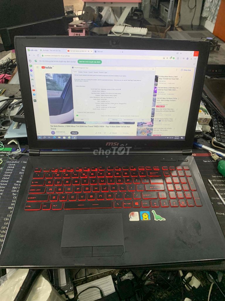 Msi gaming i7 gen 7 vga 1050 4g