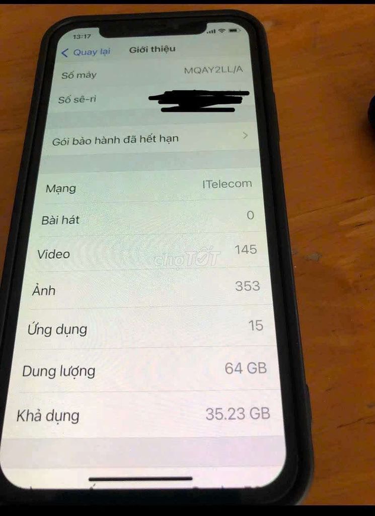 Apple iPhone X 64GB  Đen. Mua bán Điện thoại tại Quận Tân Phú Tp Hồ Chí Minh được đăng bởi Cao Minh khanh hình 1