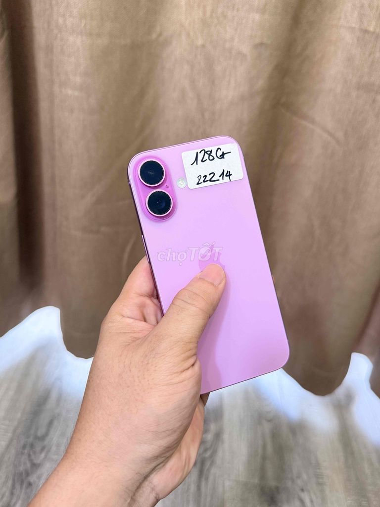 Apple iPhone 16 Thường 128GB Hồng 91%. Mua bán Điện thoại tại Quận Thanh Xuân Hà Nội được đăng bởi Đặng Minh Kiên hình 1