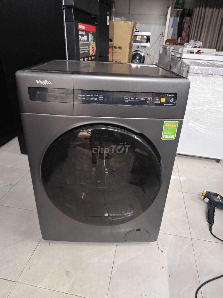 Máy giặt Whirlpool 8kg Inverter Xám. Mua bán Máy giặt tại Quận Nam Từ Liêm Hà Nội được đăng bởi Ngoc Nguyen hình 1