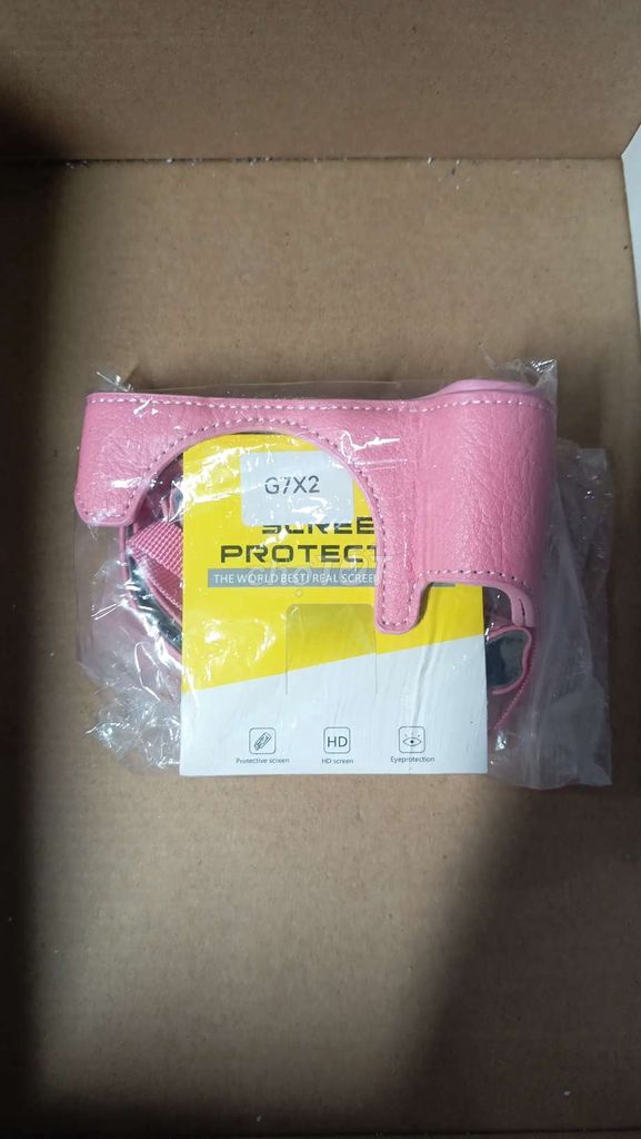 Bao da máy ảnh G7X2 Da PU Hồng. Mua bán Máy ảnh, Máy quay tại Thị xã Cai Lậy Tiền Giang được đăng bởi Liên Cherry hình 1