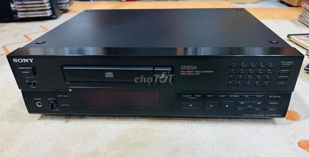 Đầu đĩa CD Sony 333ESA Đen. Mua bán Tivi, Âm thanh tại Quận 1 Tp Hồ Chí Minh được đăng bởi tài  hình 1