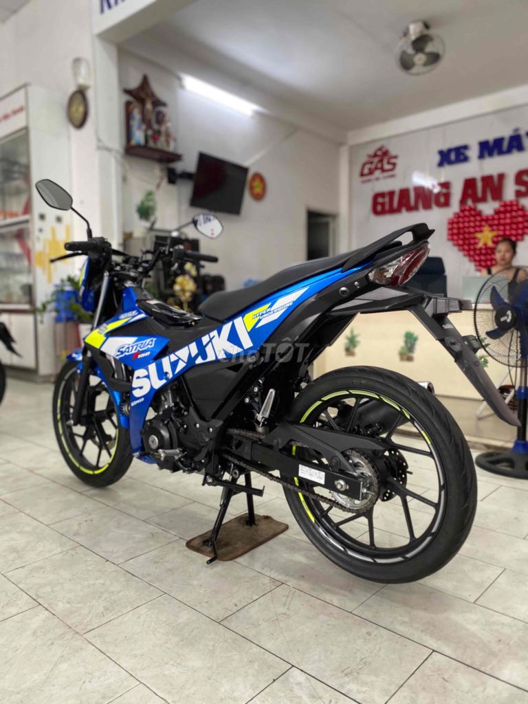 Suzuki Satria 150 đk 2020 màu xanh gp BSTP. Mua bán Xe máy tại Quận 12 Tp Hồ Chí Minh được đăng bởi Xe Máy Hoàng Giang An Sương  hình 5