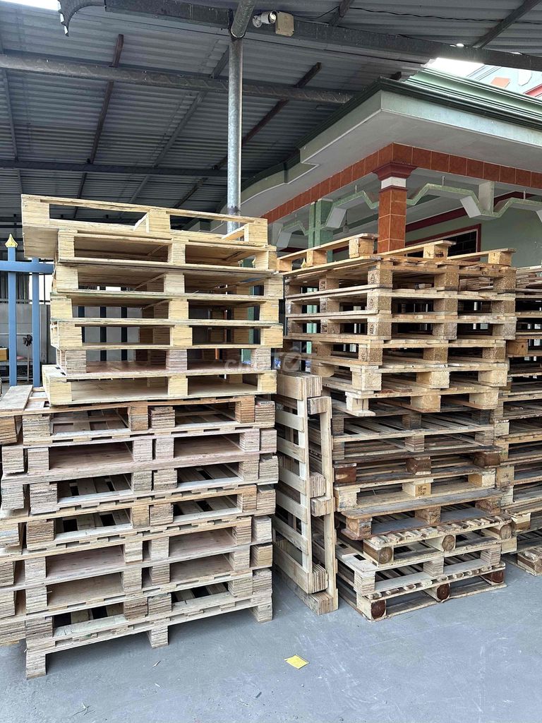 Pallet gỗ 100x120 cm. Mua bán Giường, chăn ga gối nệm tại Huyện Bến Lức Long An được đăng bởi a vũ  hình 1
