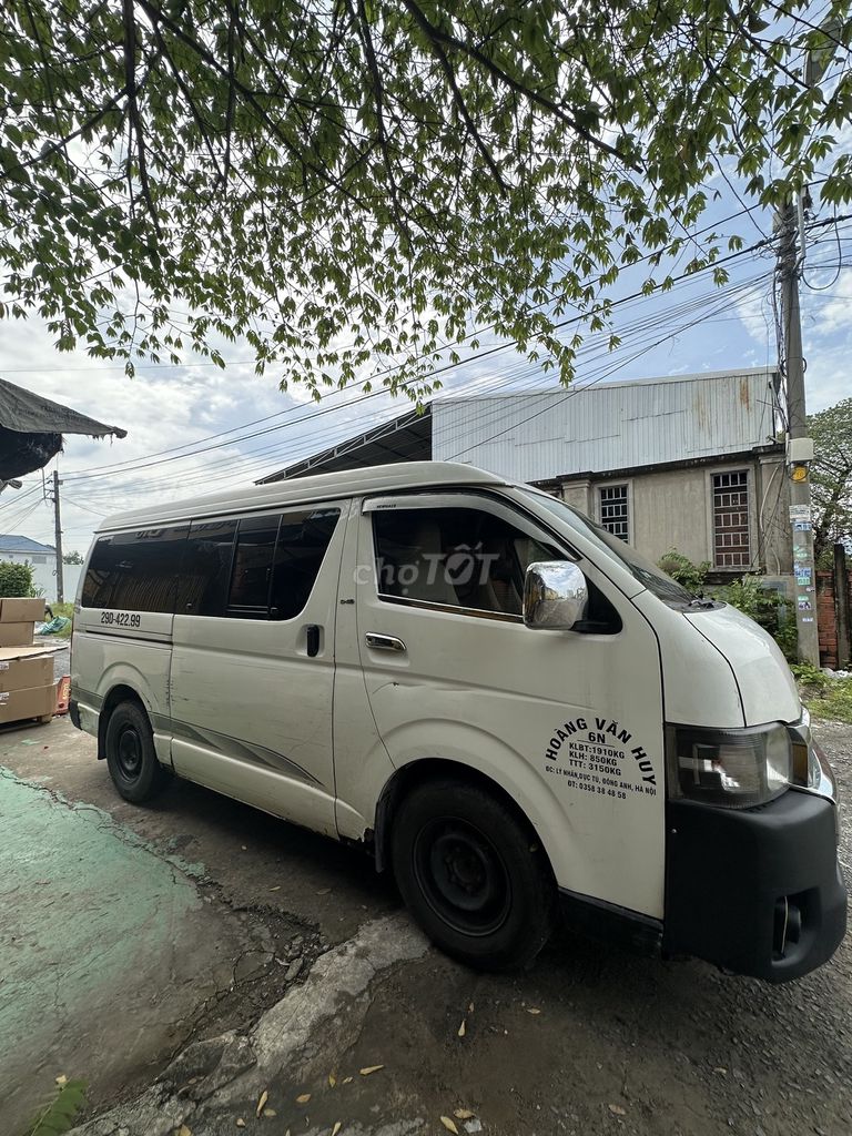 Toyota Hiace 2007 - 200000 km. Mua bán Ô tô tại Thành phố Thủ Đức Tp Hồ Chí Minh được đăng bởi trịnh duy bình hình 12