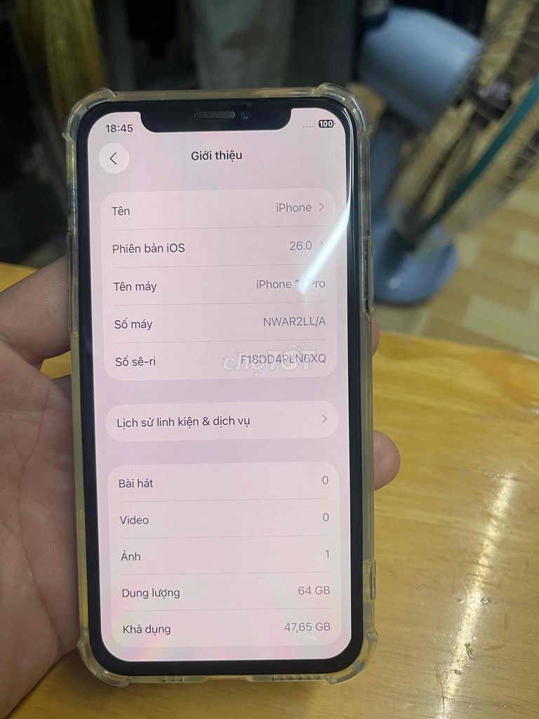 iphone 11 pro đã thay màn. Mua bán Điện thoại tại Thành phố Thủ Dầu Một Bình Dương được đăng bởi Phát hình 1