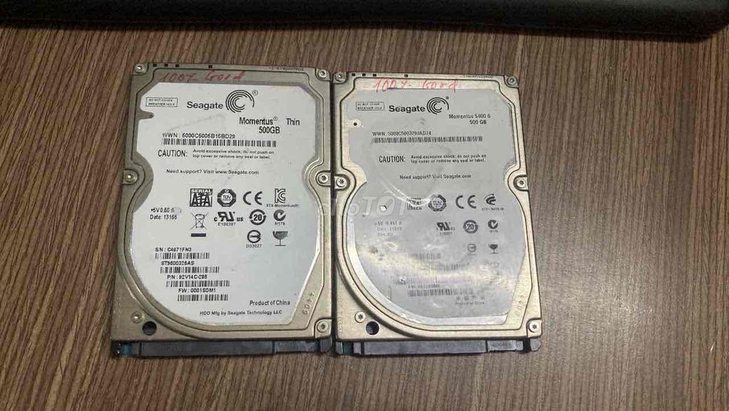 Ổ cứng HDD Seagate 500GB Đã sử dụng. Mua bán Linh kiện (RAM, Card...) tại Quận 5 Tp Hồ Chí Minh được đăng bởi lê hoàng khanh hình 1