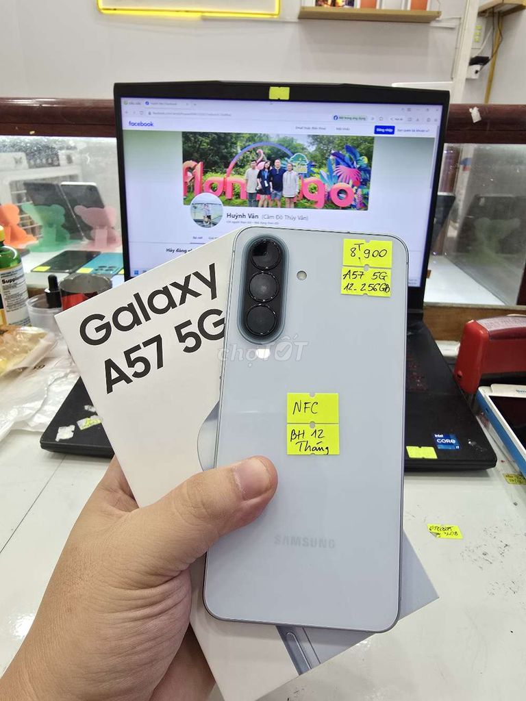 Samsung A57 5G 12GB 256GB - Mới mua 1 ngày. Mua bán Điện thoại tại Thành phố Long Xuyên An Giang được đăng bởi Facebook Cầm Đồ Thúy Vân hình 1