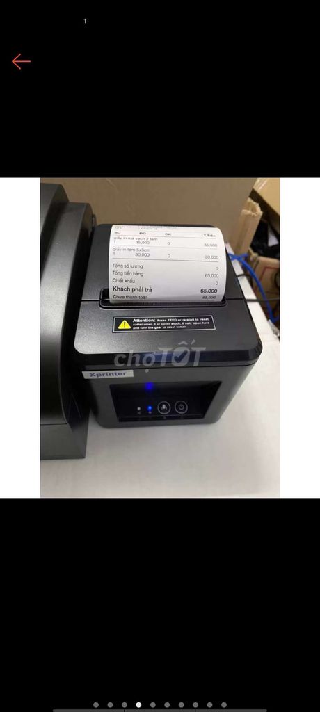 Máy in hoá đơn xprinter LAN+USB