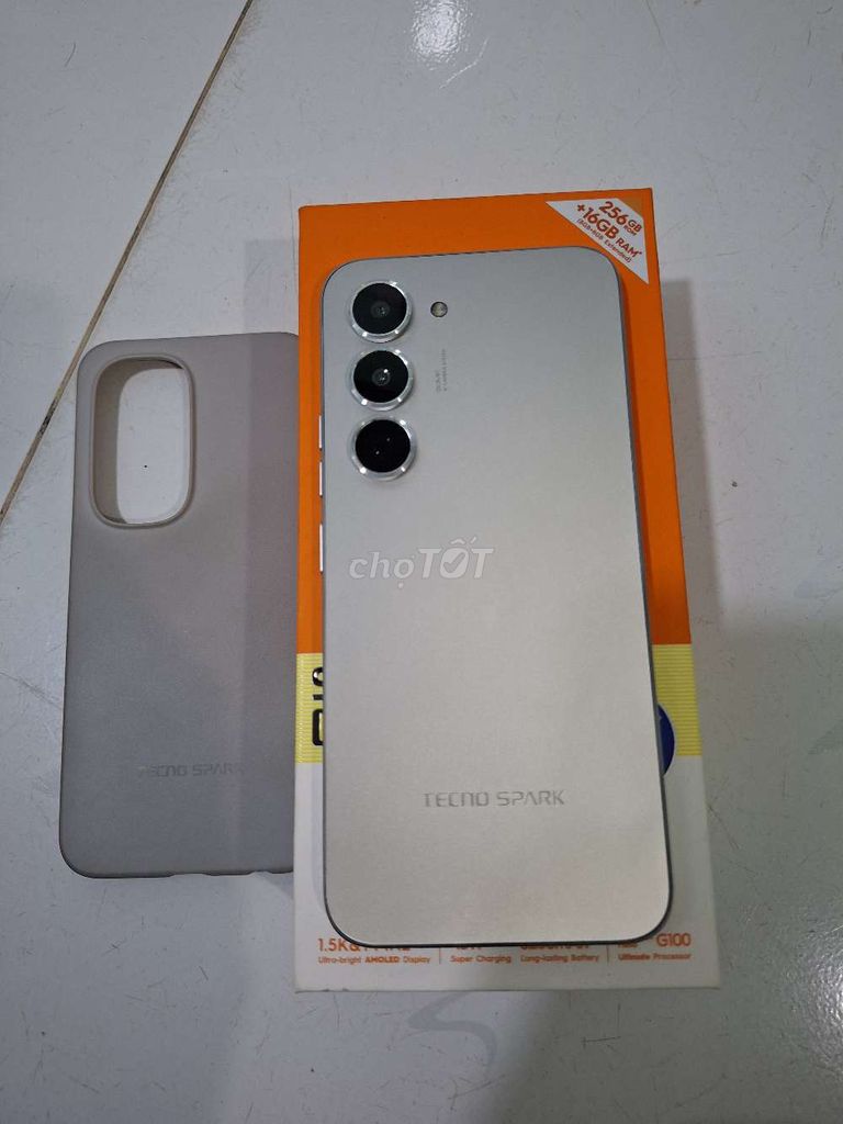 Tecno Spark 40 Pro 256GB xám đẹp 99%. Mua bán Điện thoại tại Huyện Bình Chánh Tp Hồ Chí Minh được đăng bởi A SẮT hình 1