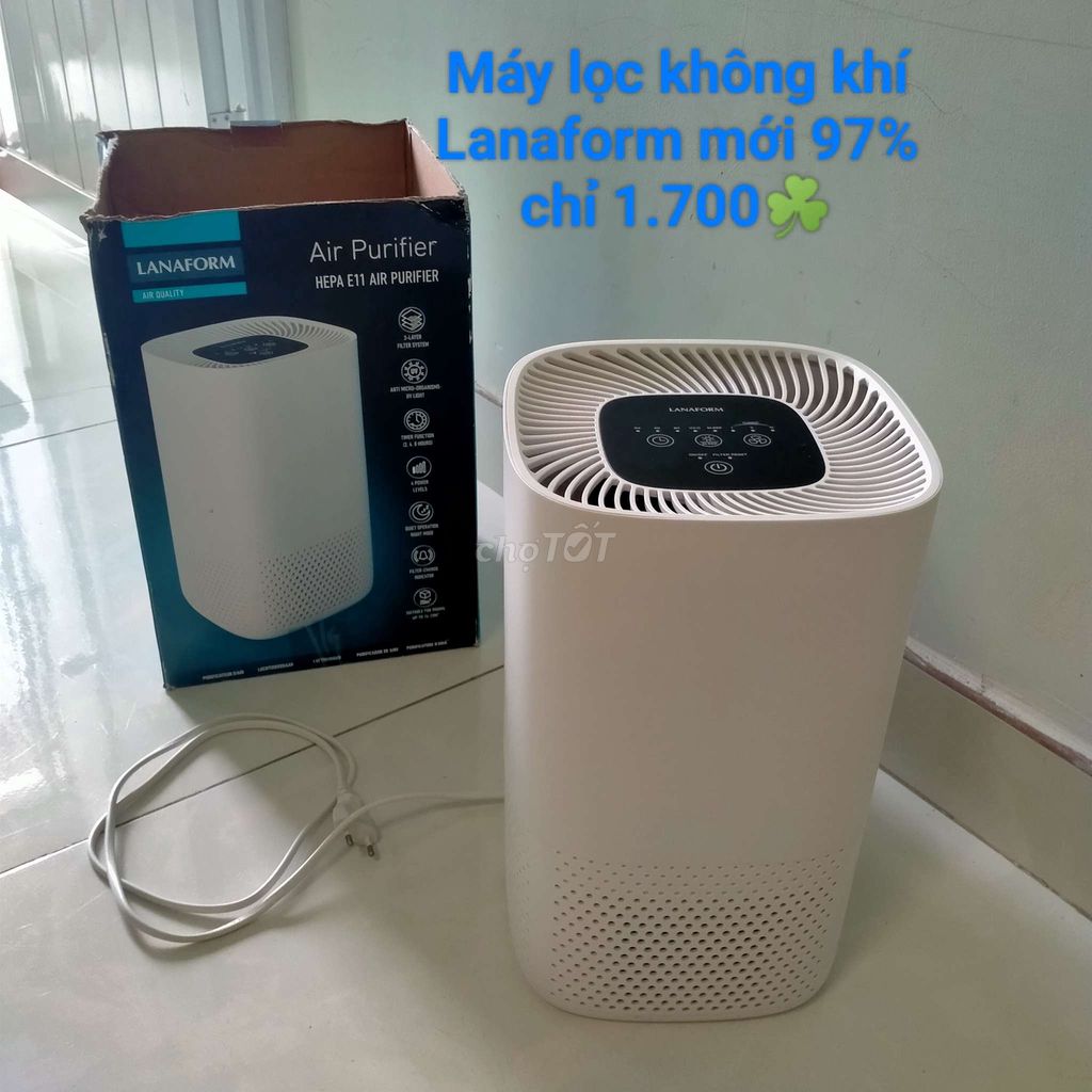 Máy lọc không khí LANAFORM mới 97%
