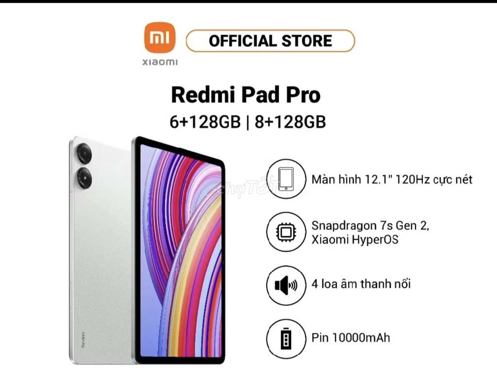 Xiaomi Redmi Pad Pro 12.1 inch 6GB/128GB. Mua bán Máy tính bảng tại Quận Gò Vấp Tp Hồ Chí Minh được đăng bởi Phương Thủy  hình 1