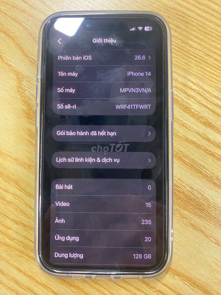 Apple iPhone 14 128GB Mã VN. Mua bán Điện thoại tại Quận 7 Tp Hồ Chí Minh được đăng bởi Trí Dương hình 1