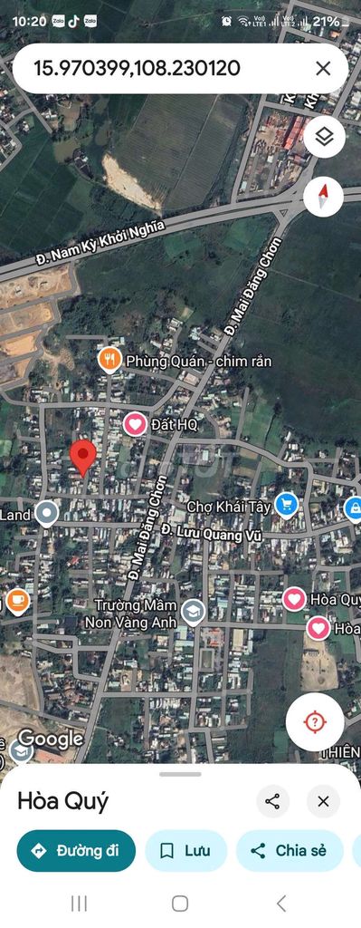 Bán Kiệt ô tô 4m. Mai đăng chơn. 191m2. Hướng đông. HÒA QUÝ. 2 TỶ 250. Mua bán đất tại Quận Ngũ Hành Sơn Đà Nẵng được đăng bởi Tuấn Trần bds ngũ hành sơn hình 2