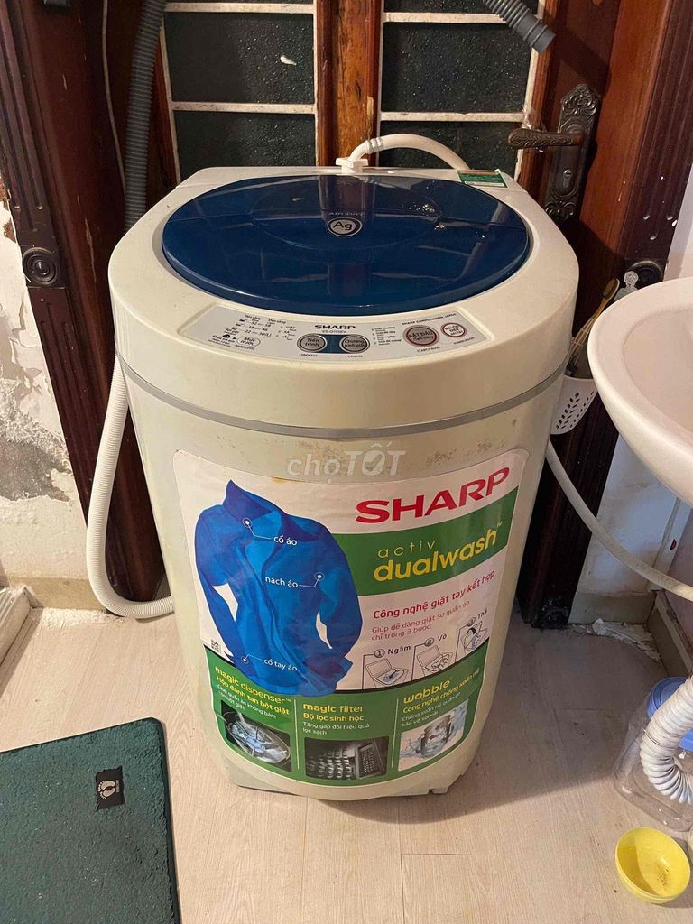 Máy giặt Sharp Activ Dualwash. Mua bán Máy giặt tại Quận Hải Châu Đà Nẵng được đăng bởi Tien Hoang  hình 1