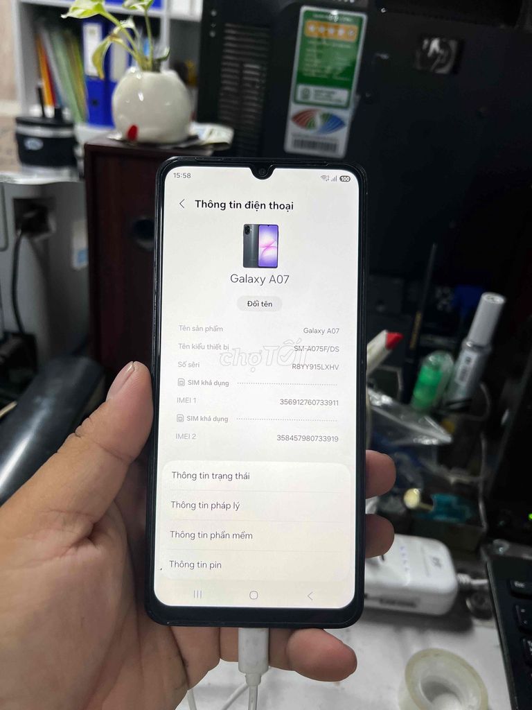 Samsung A07 128GB Đen. Mua bán Điện thoại tại Quận 1 Tp Hồ Chí Minh được đăng bởi Phong đồ công nghệ củ hình 1