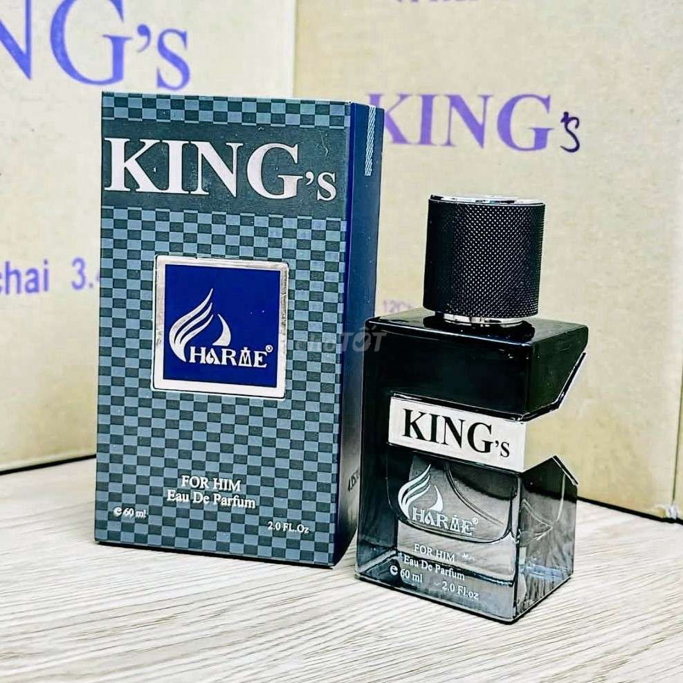 [CHÍNH HÃNG] NƯỚC HOA NAM CHARME KING's 60ML MỚI