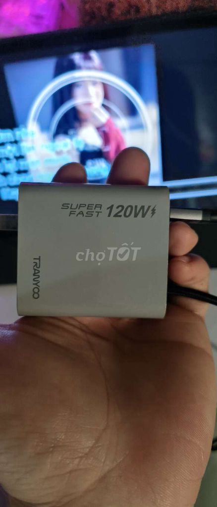 Cục sạc TRANYOO T-USB SUPER FAST. Mua bán Phụ kiện (Màn hình, Chuột...) tại Quận Hải Châu Đà Nẵng được đăng bởi Chất Lượng Làm Nên Uy Tín hình 1