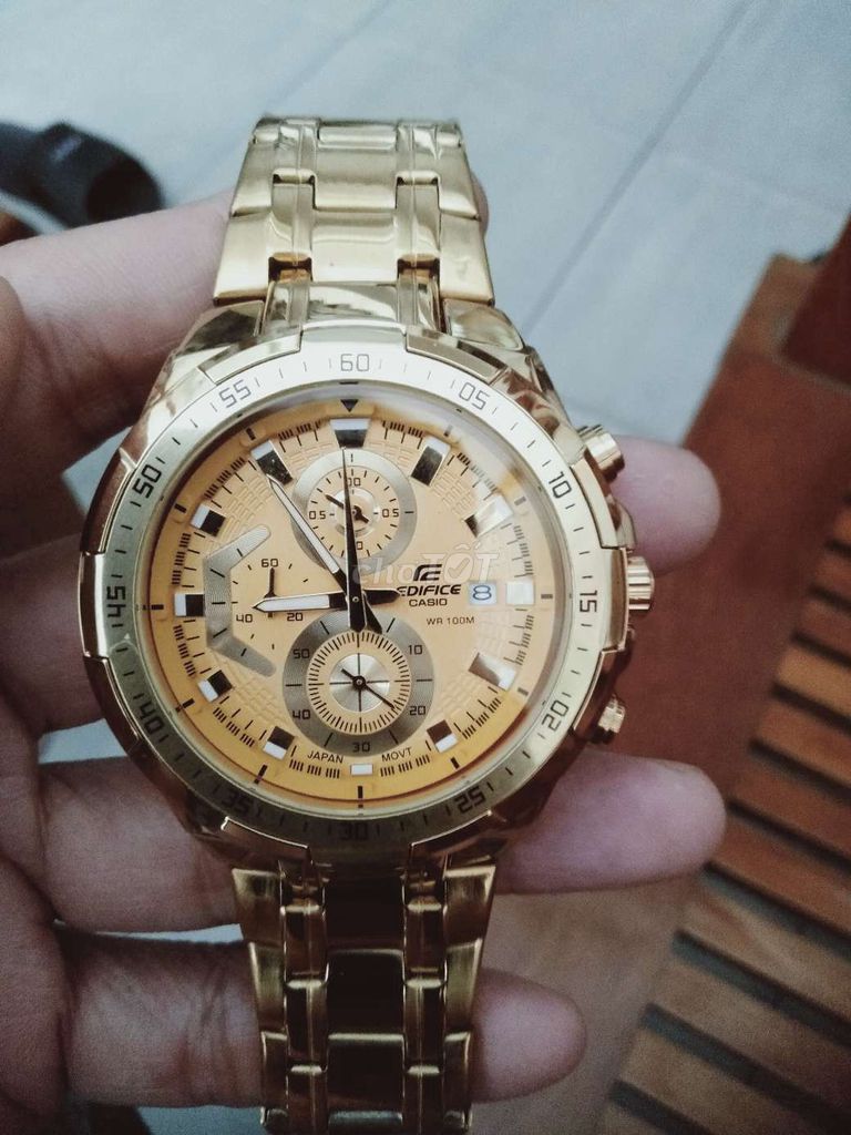Đồng hồ Casio Edifice Nam Vàng. Mua bán Đồng hồ tại Quận Liên Chiểu Đà Nẵng được đăng bởi anh nam hình 1