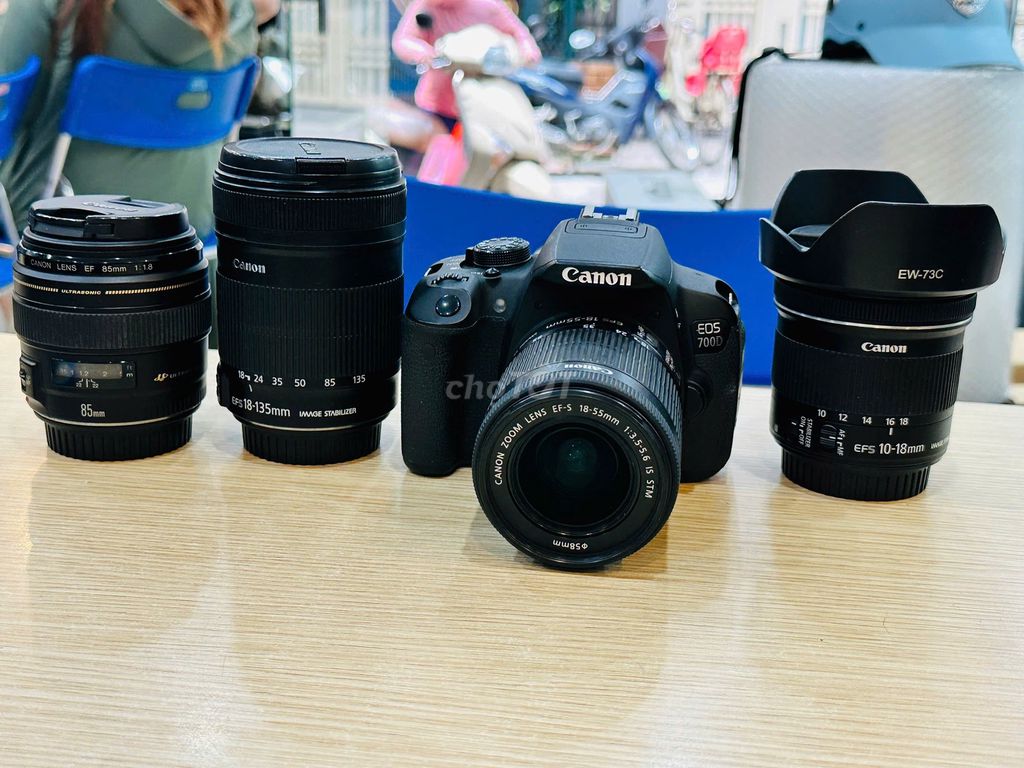 Canon 700D Kit 18-55 IS STM + 85F1.8 . Mua bán Máy ảnh, Máy quay tại Quận Đống Đa Hà Nội được đăng bởi Thế Hoàng hình 1