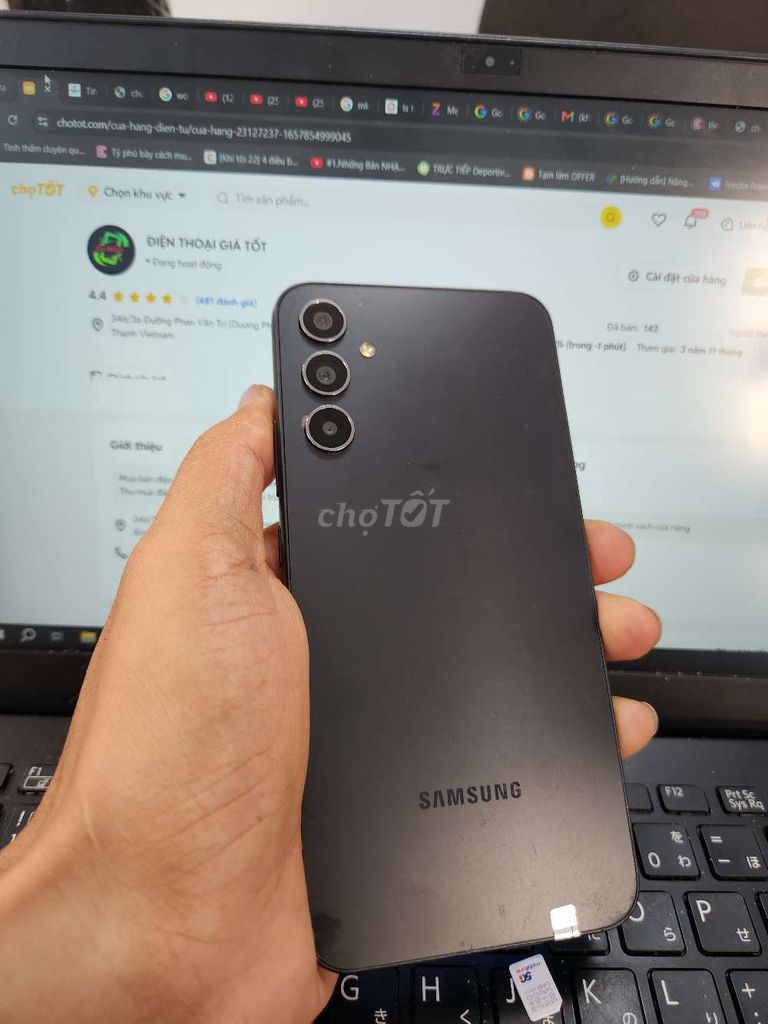 SAMSUNG A34 5G 8GB.128GB PIN 5000 MÁY VN ZIN . Mua bán Điện thoại tại Quận Bình Thạnh Tp Hồ Chí Minh được đăng bởi Dân Mobile hình 1