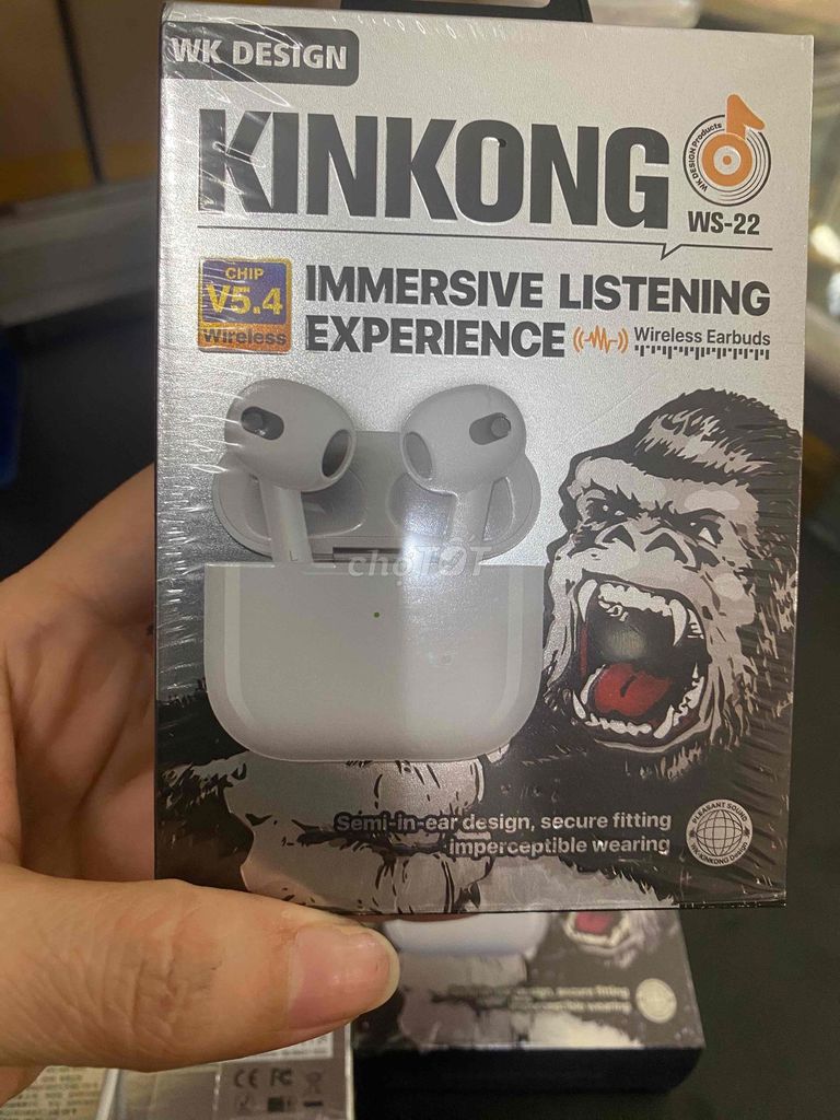 Tai nghe bluetooth WK Design Kinkong WS-22. Mua bán Tivi, Âm thanh tại Quận Thanh Khê Đà Nẵng được đăng bởi Phụ kiện Cloudy hình 1