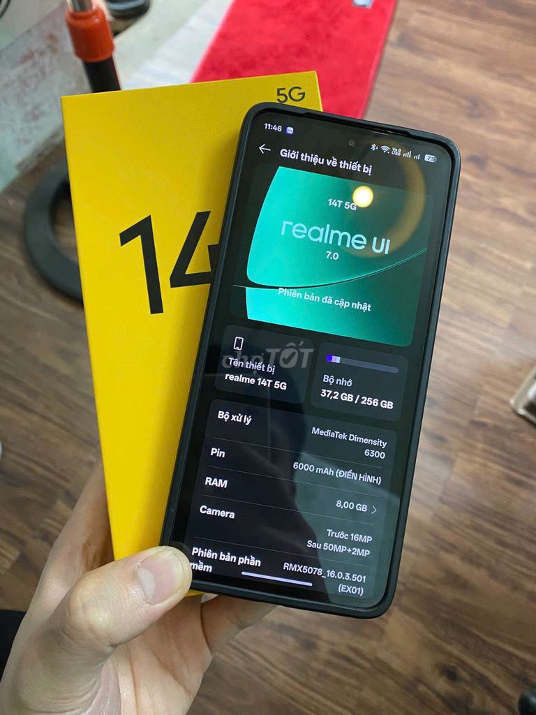 Realme 14T 5G 256GB Đen. Mua bán Điện thoại tại Quận Nam Từ Liêm Hà Nội được đăng bởi Bảo hình 1