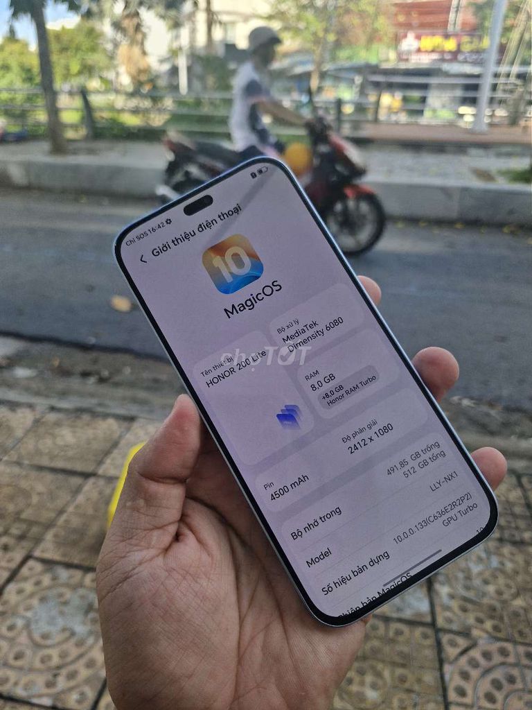 Honor 200 Lite 5G 512GB Xám siêu đỉnh. Mua bán Điện thoại tại Quận Ninh Kiều Cần Thơ được đăng bởi nguyễn Trần Quân hình 1
