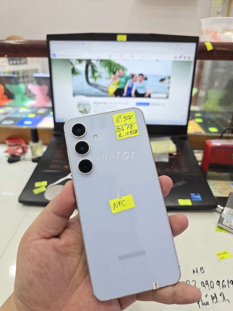 Samsung Galaxy S24 FE 5G. Mua bán Điện thoại tại Thành phố Long Xuyên An Giang được đăng bởi Facebook Cầm Đồ Thúy Vân hình 1