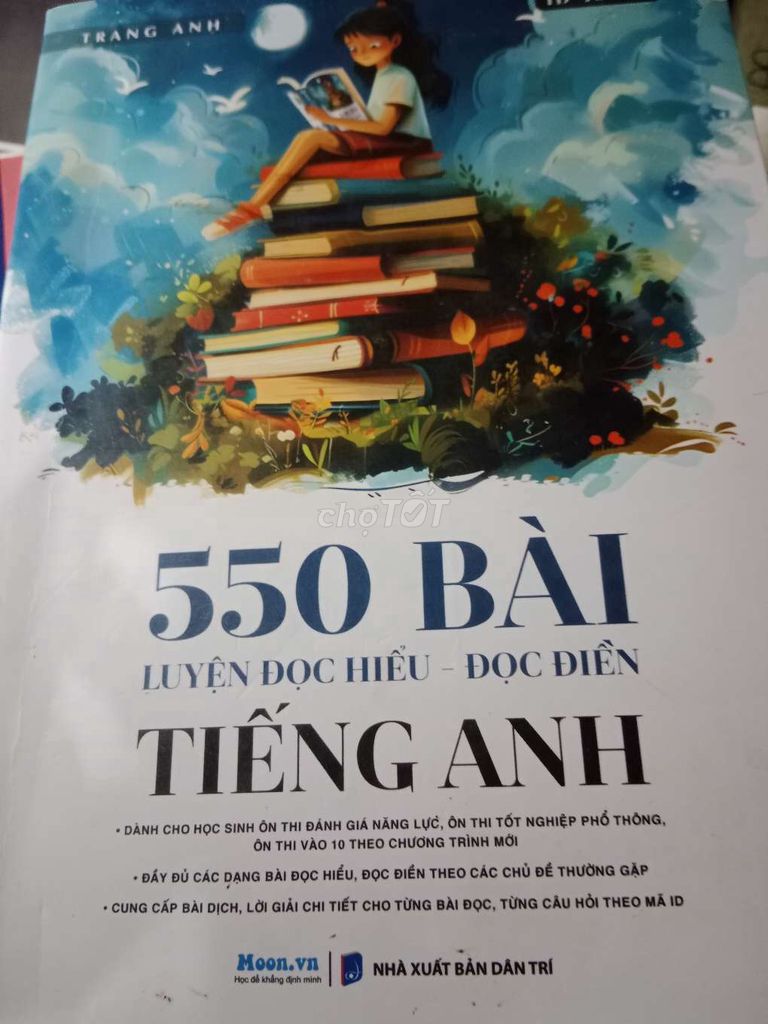 Sách Luyện thi 550 Bài Luyện Đọc Hiểu. Mua bán Sách tại Thành phố Ngã Bảy Hậu Giang được đăng bởi Nguyễn Thị Ngọc Yến  hình 1