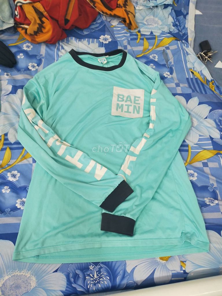 Áo thun Baemin XL Xanh ngọc unisex. Mua bán Quần áo tại Quận 4 Tp Hồ Chí Minh được đăng bởi Tuấn hình 1