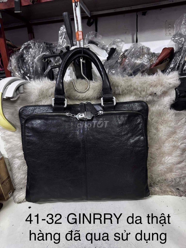 Túi công sở GINRRY size 41x32 da thật