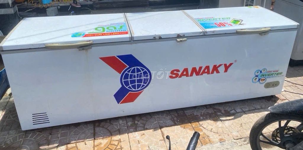 Tủ đông Sanaky Inverter 3 ngăn Trắng. Mua bán Tủ lạnh tại Thành phố Rạch Giá Kiên Giang được đăng bởi Than2025 Nguyenduc hình 1
