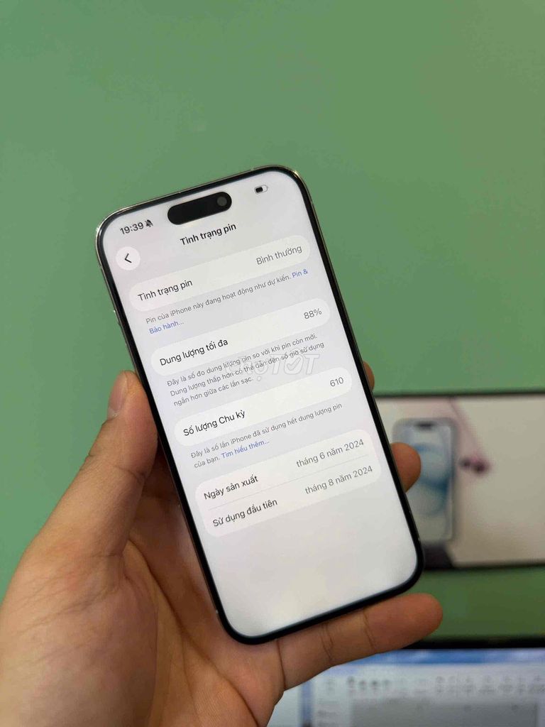 15 PRO 128GB Qt màn FHD Giá 10tr2. Mua bán Điện thoại tại Quận Thanh Xuân Hà Nội được đăng bởi Hoàng Thế Anh hình 1
