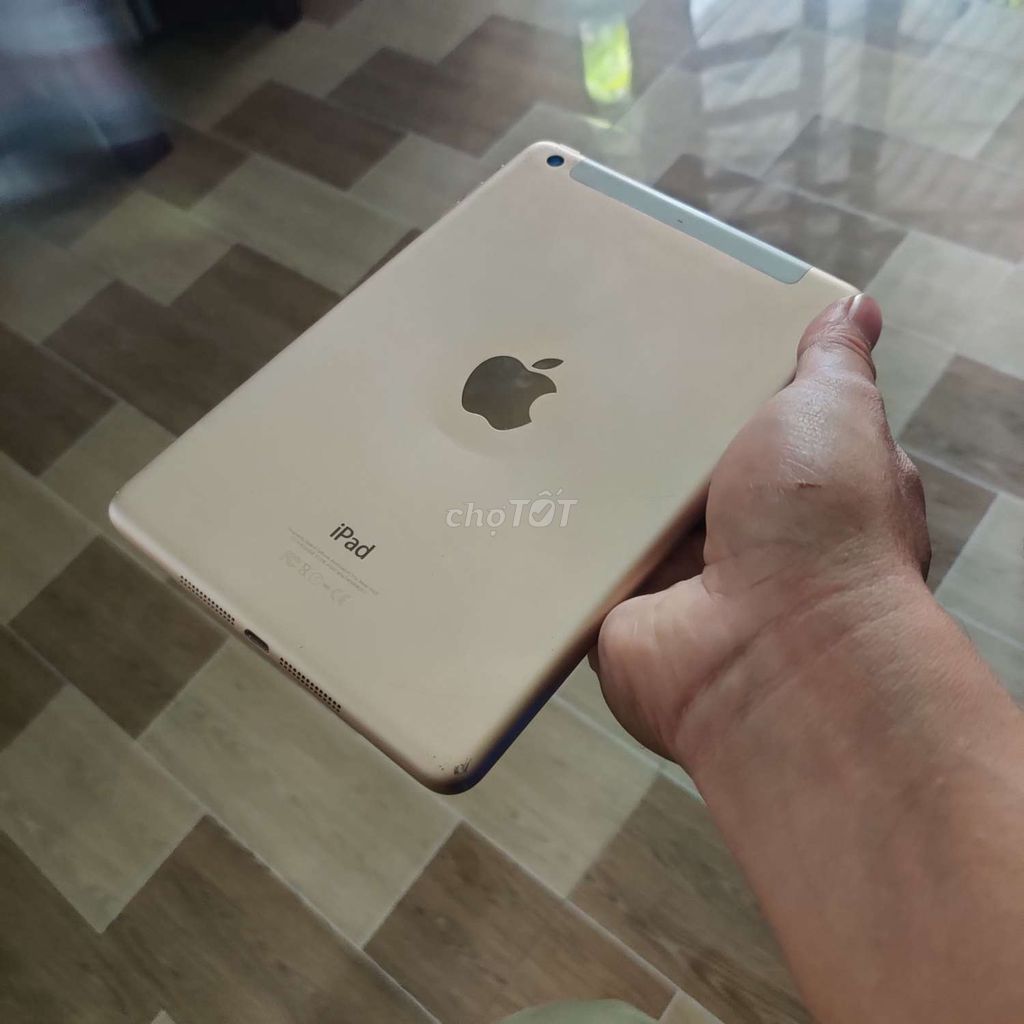 Ipad mini3 16g wifi 4g . full zin gold keng. Mua bán Máy tính bảng tại Quận 6 Tp Hồ Chí Minh được đăng bởi tiến Phát Lộc  hình 5