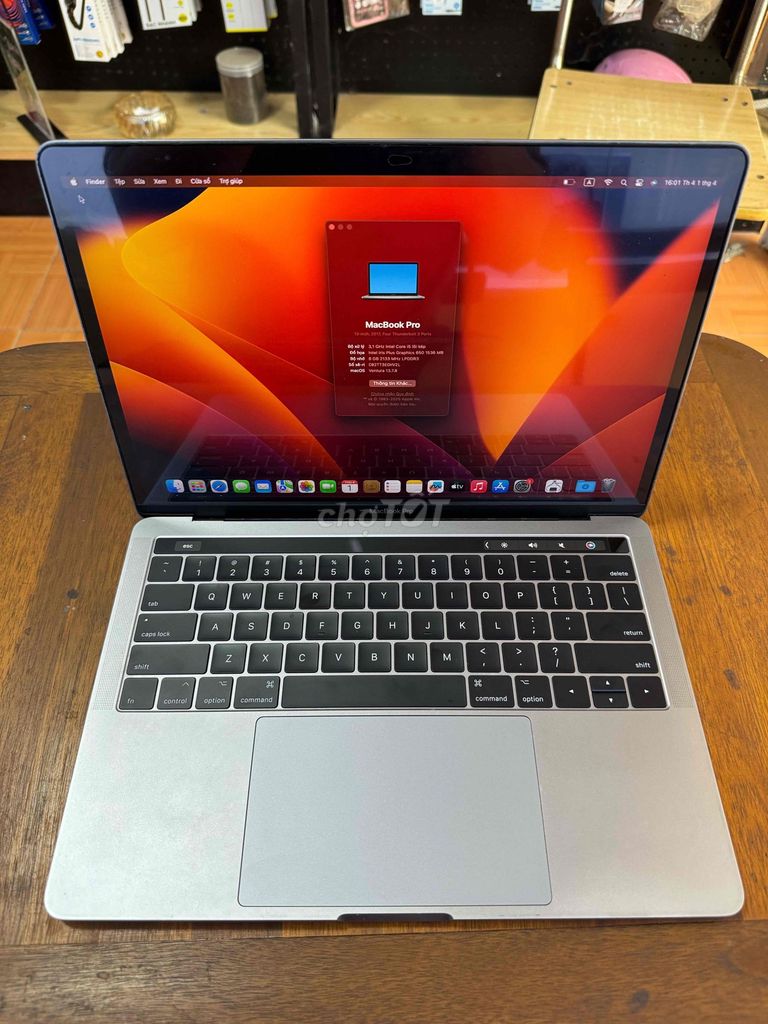 MacBook Pro 2017 i5 8GB/256GB TouchBar. Mua bán Laptop tại Quận Long Biên Hà Nội được đăng bởi Duy Hiếu Mobile hình 1