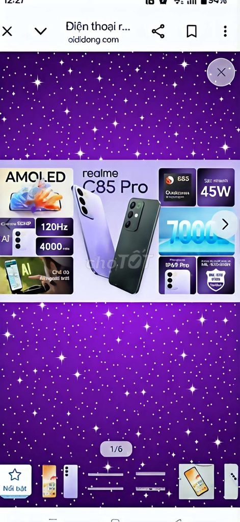 Realme C85 Pro 8GB/128GB. Mua bán Điện thoại tại Quận Gò Vấp Tp Hồ Chí Minh được đăng bởi Nguyễn Hoàng hình 1