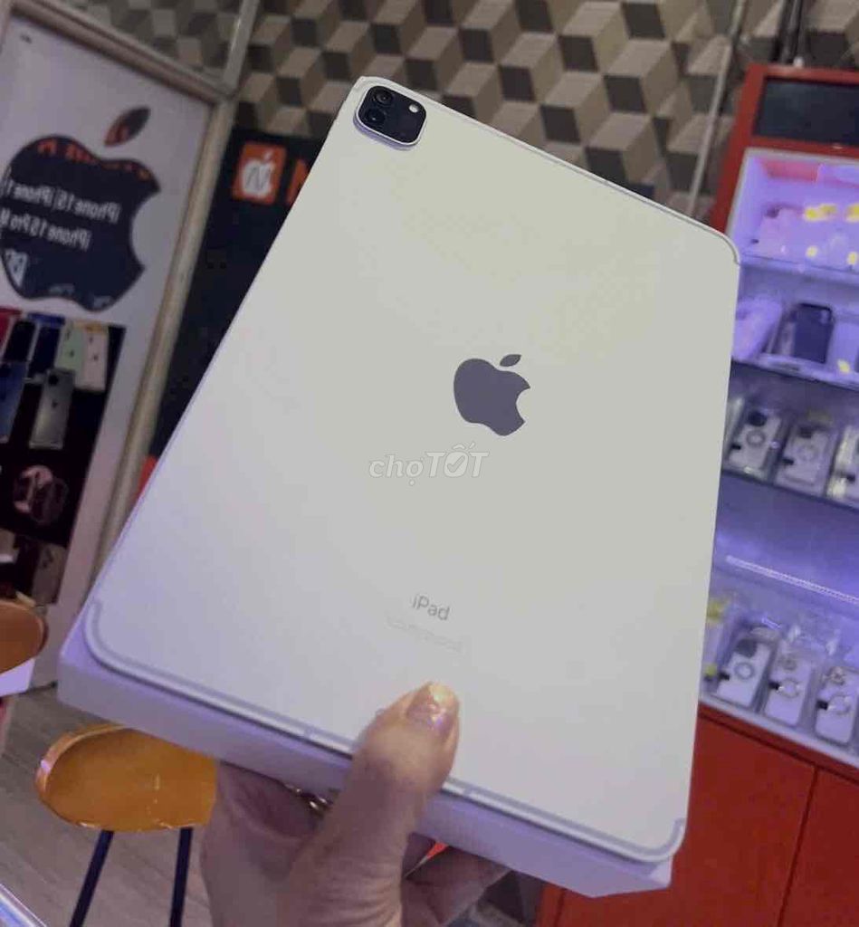 iPad Pro M1 12.9’’ 512 Wifi + 5G Trắng Pin 100. Mua bán Máy tính bảng tại Quận 3 Tp Hồ Chí Minh được đăng bởi Nam Á Mobile hình 1