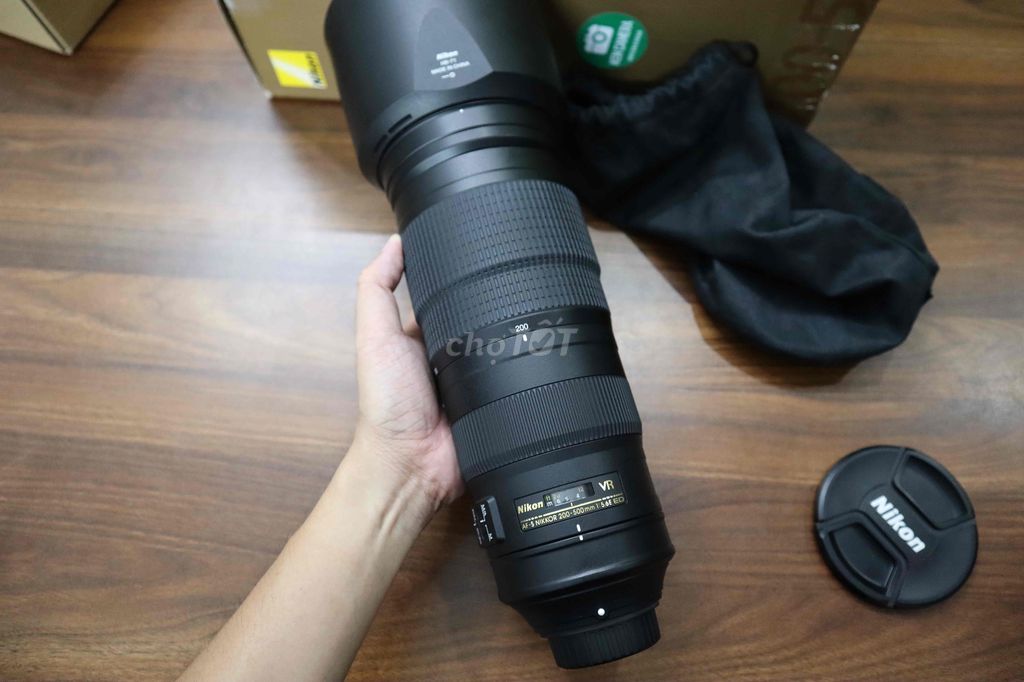 Ống kính Nikon 200 500 VR Fullbox