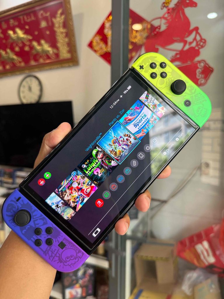 Nintendo Switch OLED Splatoon 3 256GB. Mua bán Thiết bị chơi game tại Quận 4 Tp Hồ Chí Minh được đăng bởi Game Store Tiến Đạt hình 1